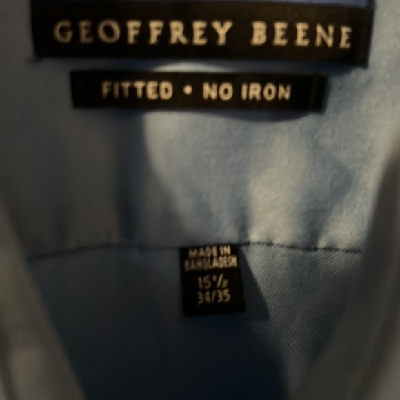 Geoffrey Bean Blue Dress Shirt - Picture 2 of 2
